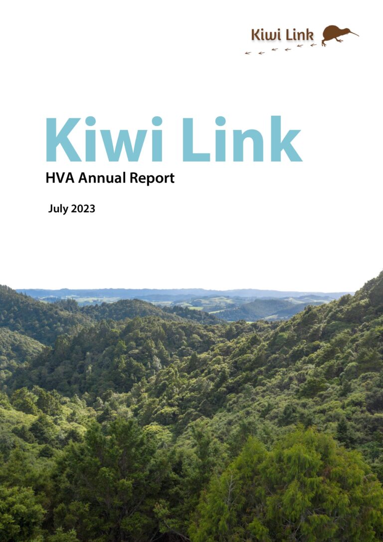 Kiwi Link 2023 Annual Report cover